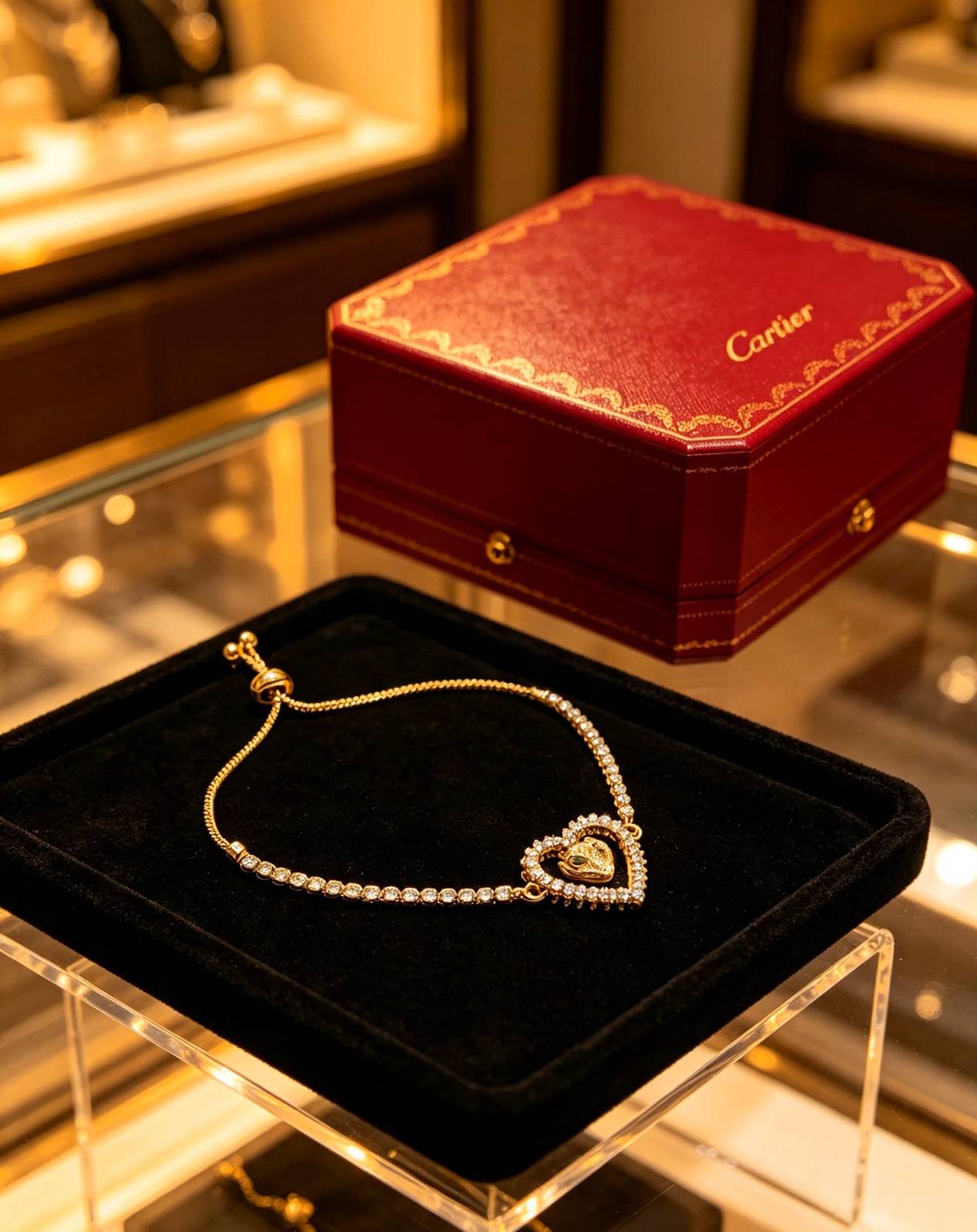 Cartier カルティエ レディース ブレスレット ラブ ラブブレス 750 YG ブランドジュエリー 記念日 ギフト - 画像 4