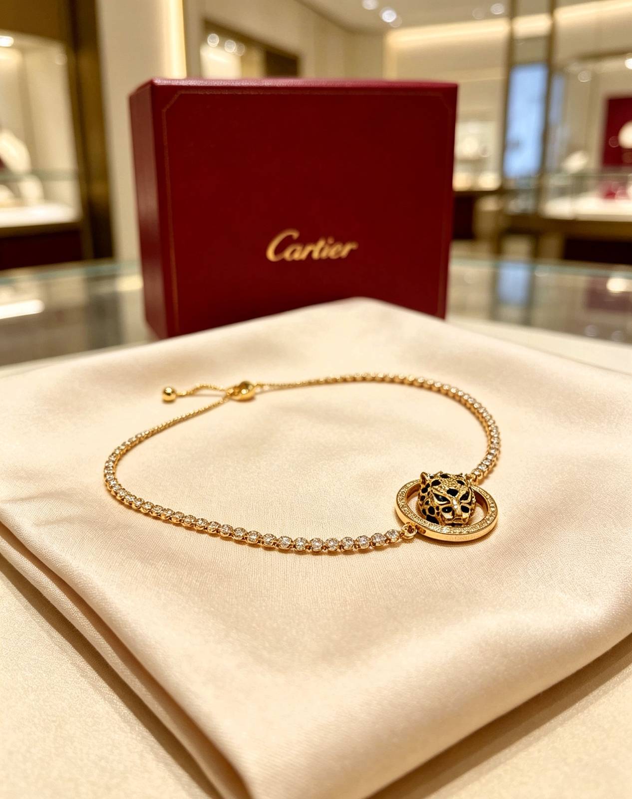 Cartier カルティエ レディース ブレスレット パンテール 750 イエローゴールド ブランドジュエリー プレゼント - 画像 5