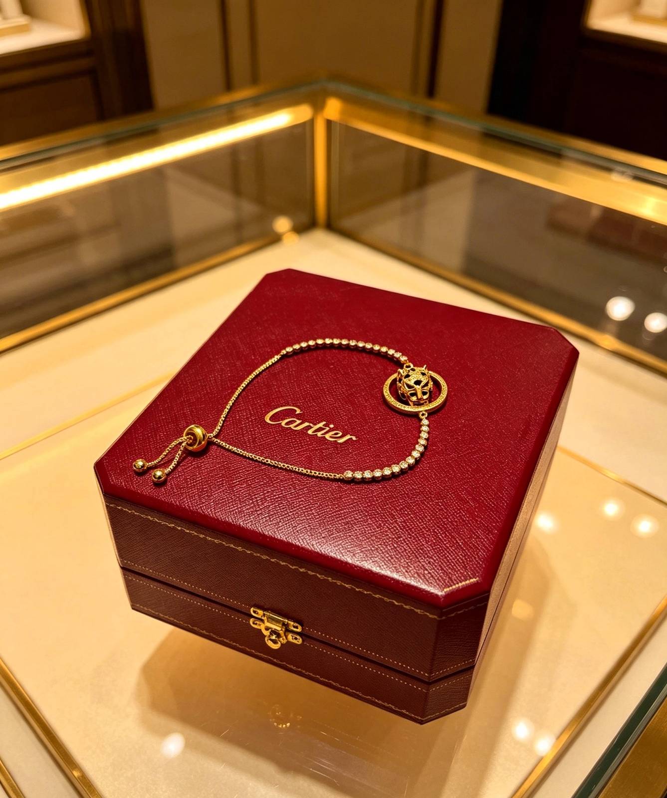 Cartier カルティエ レディース ブレスレット パンテール 750 イエローゴールド ブランドジュエリー プレゼント - 画像 6
