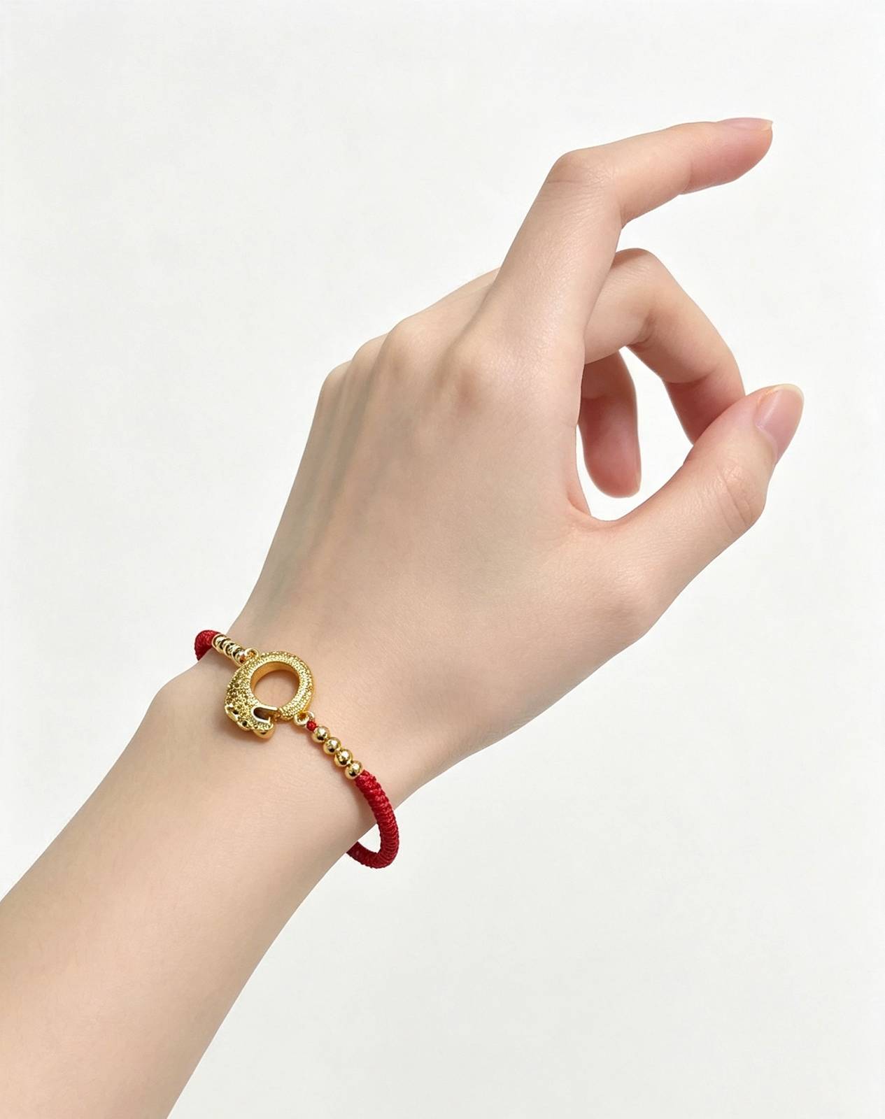 Cartier カルティエ レディース ブレスレット パンテール レッド チャーム 本物 ブランドジュエリー - 画像 8