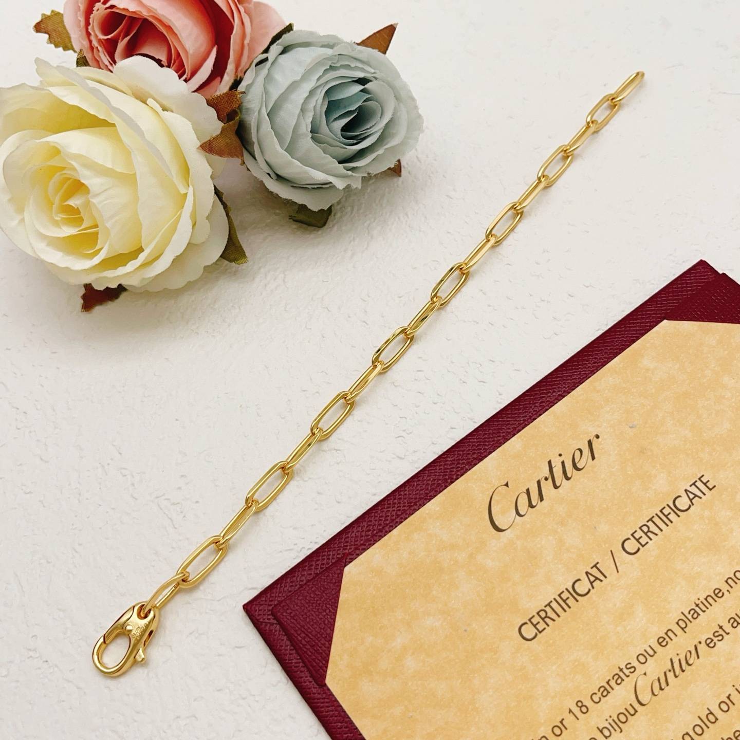 Cartier カルティエ レディース ブレスレット ジュスト アン クル K18 YG ブランドジュエリー 普段使い プレゼント - 画像 10