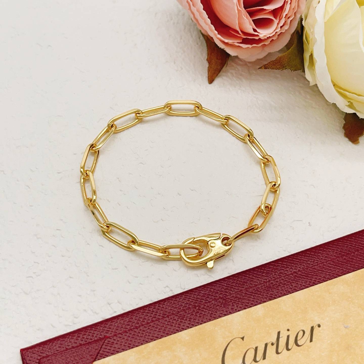 Cartier カルティエ レディース ブレスレット ジュスト アン クル K18 YG ブランドジュエリー 普段使い プレゼント - 画像 12
