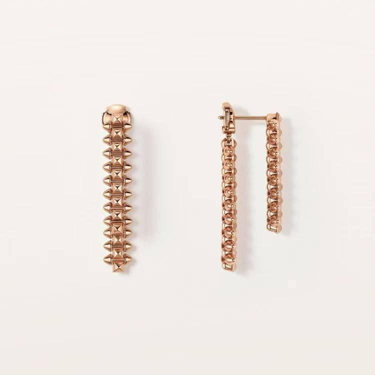 Cartier カルティエ レディース ピアス ジュスト アン クル 750YG ブランドジュエリー 普段使い - 画像 2