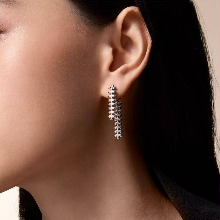 Cartier カルティエ レディース ピアス ジュスト アン クル 750YG ブランドジュエリー 普段使い - 画像 6