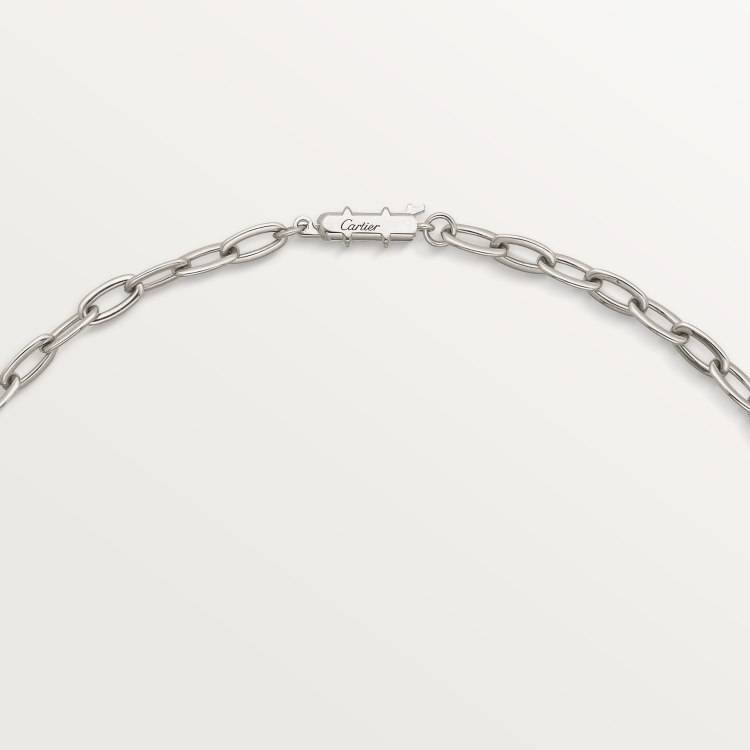 Cartier カルティエ レディース ネックレス ジュスト アン クル 750 プラチナ ブランドジュエリー 普段使い - 画像 5
