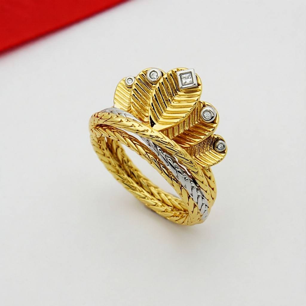Cartier カルティエ レディース リング パンテール 750 YG ダイヤモンド ブランドジュエリー 普段使い - 画像 3