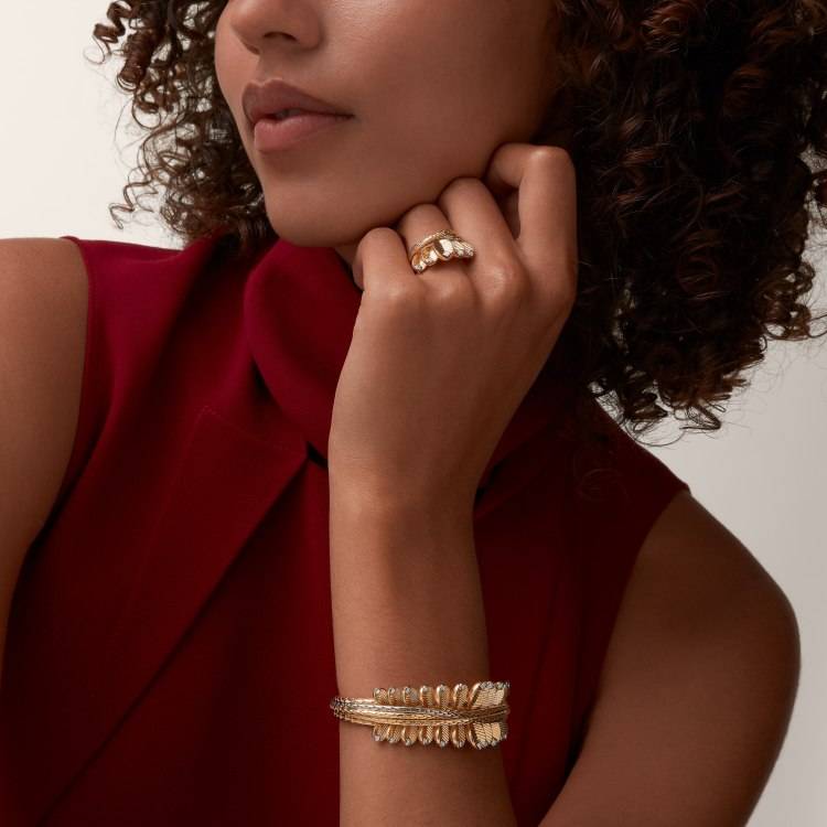 Cartier カルティエ レディース リング パンテール 750 YG ダイヤモンド ブランドジュエリー 普段使い - 画像 8