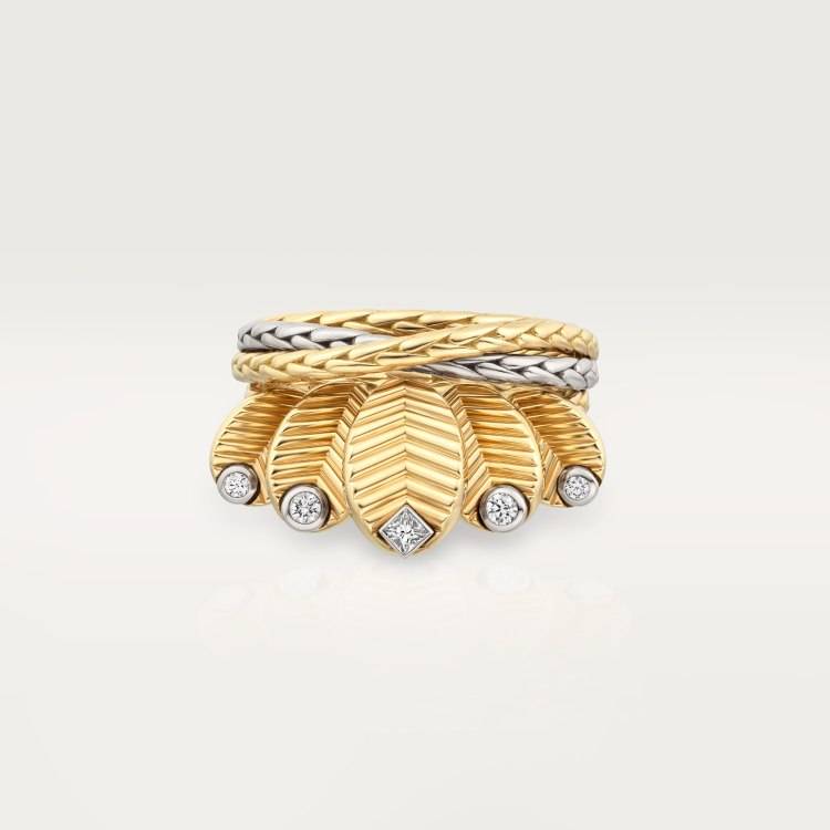 Cartier カルティエ レディース リング パンテール 750 YG ダイヤモンド ブランドジュエリー 普段使い - 画像 9
