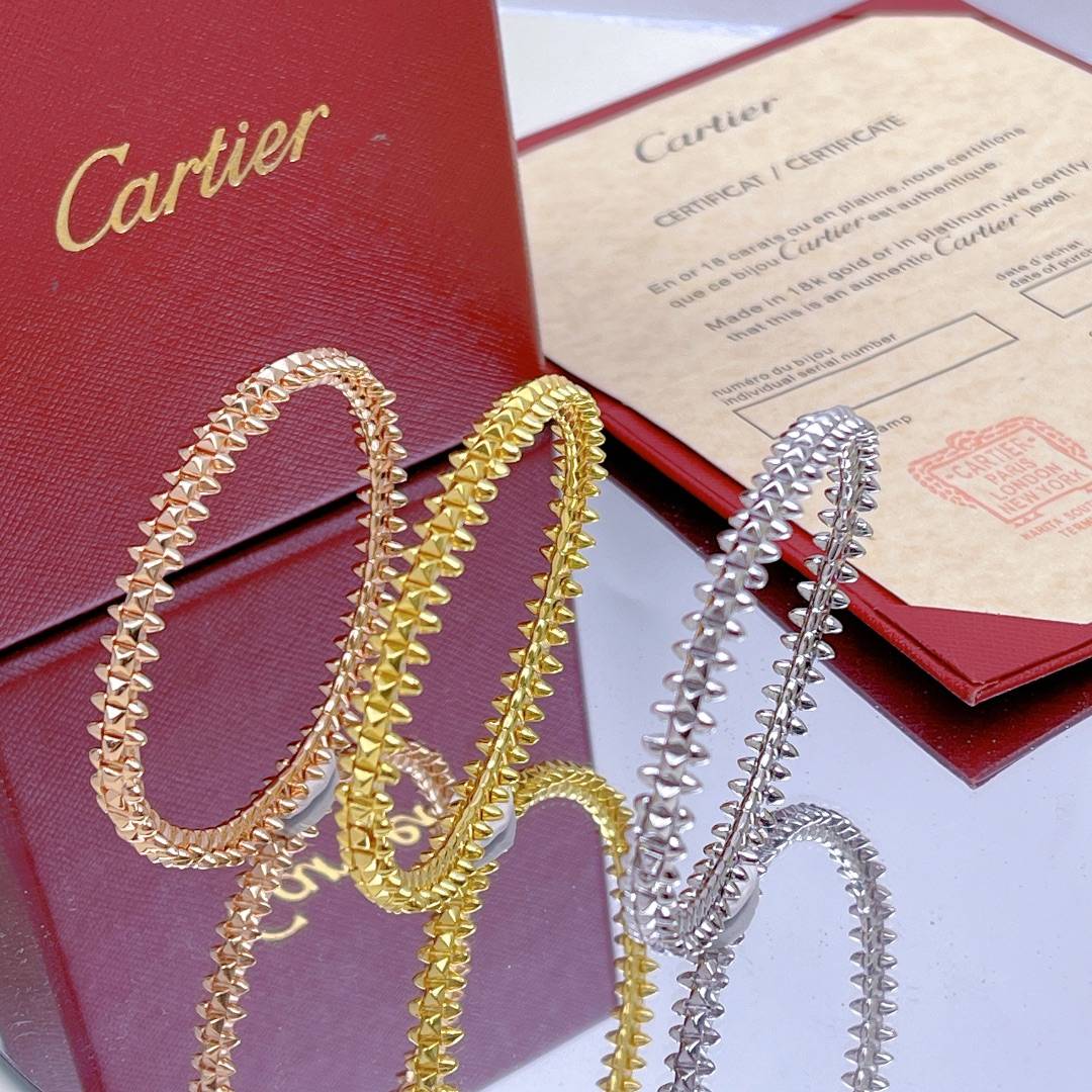 Cartier カルティエ レディース ブレスレット ジュスト アン クル 750 ダイヤモンド ブランドジュエリー ギフト