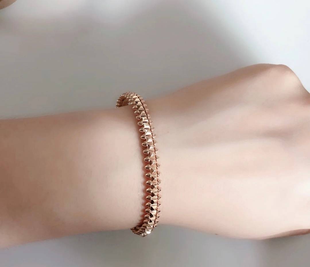 Cartier カルティエ レディース ブレスレット ジュスト アン クル 750 ダイヤモンド ブランドジュエリー ギフト - 画像 4