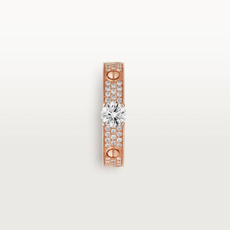 Cartier カルティエ レディース リング LOVE ラブリング 18金 ダイヤモンド ブランドジュエリー 結婚指輪 - 画像 7