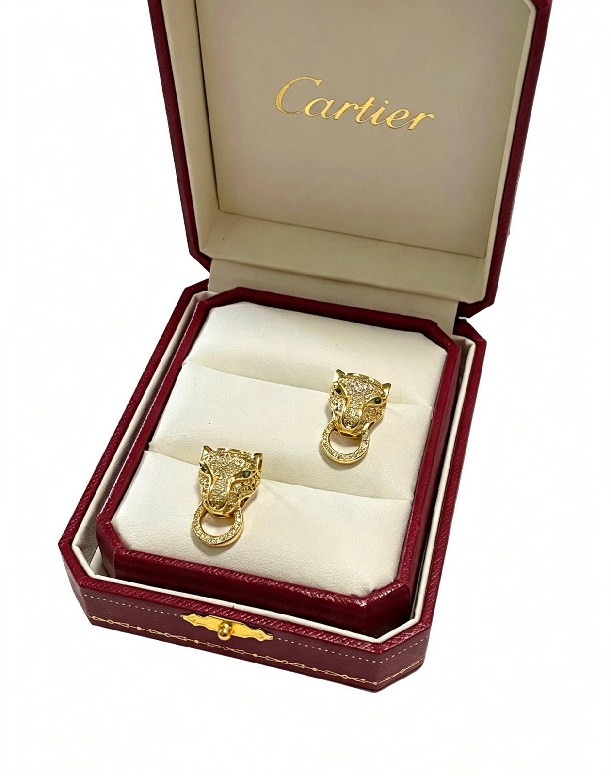 Cartier カルティエ レディース ピアス パンテール 750 YG ブランドジュエリー プレゼント - 画像 3