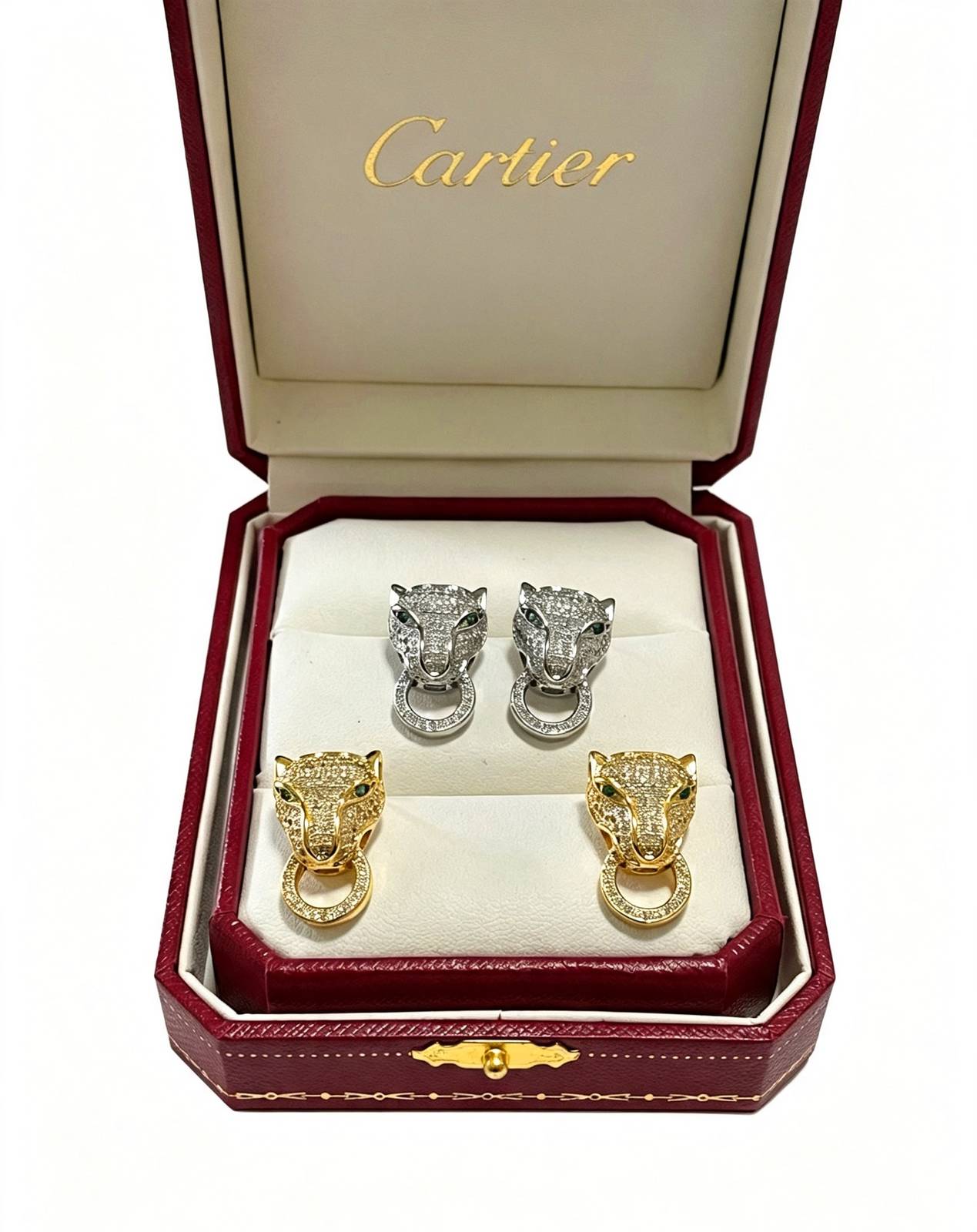 Cartier カルティエ レディース ピアス パンテール 750 YG ブランドジュエリー プレゼント - 画像 4