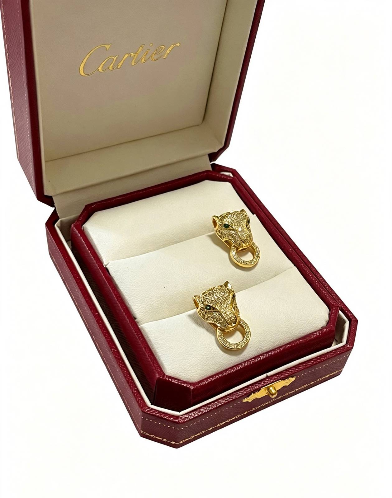Cartier カルティエ レディース ピアス パンテール 750 YG ブランドジュエリー プレゼント - 画像 6