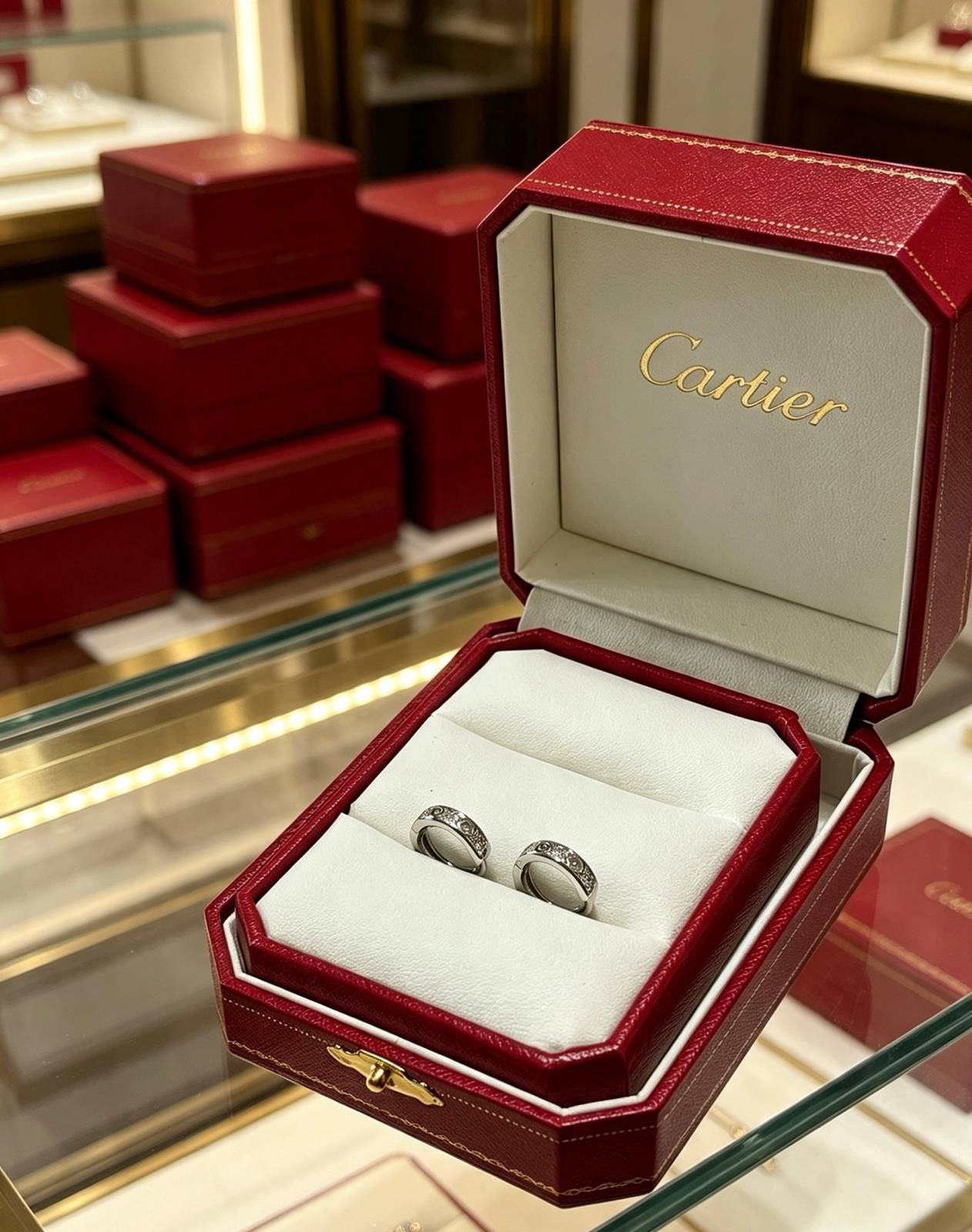 Cartier カルティエ レディース ピアス ラブ ピアス 750 ダイヤモンド ブランドジュエリー 普段使い ギフト - 画像 2