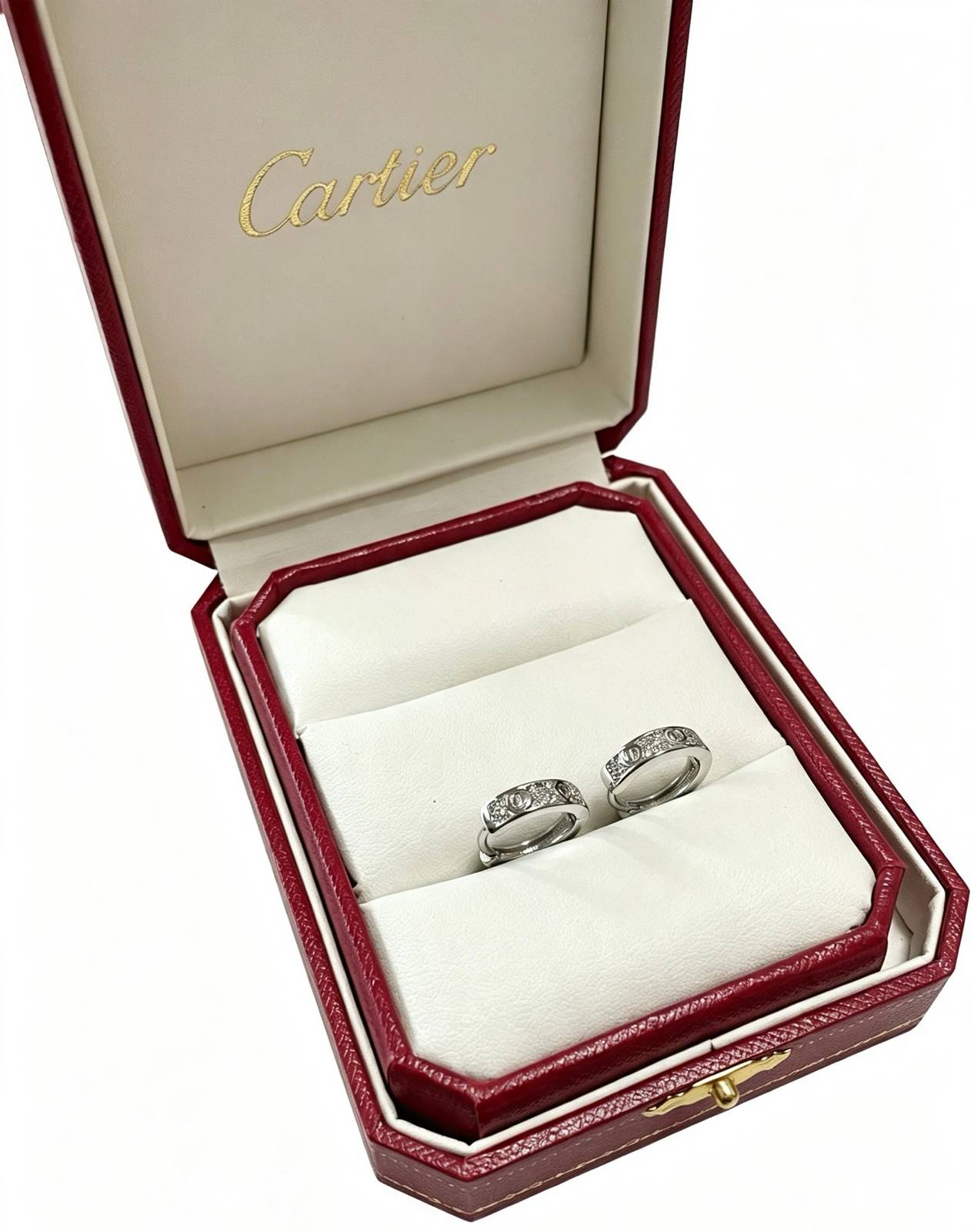 Cartier カルティエ レディース ピアス ラブ ピアス 750 ダイヤモンド ブランドジュエリー 普段使い ギフト - 画像 3