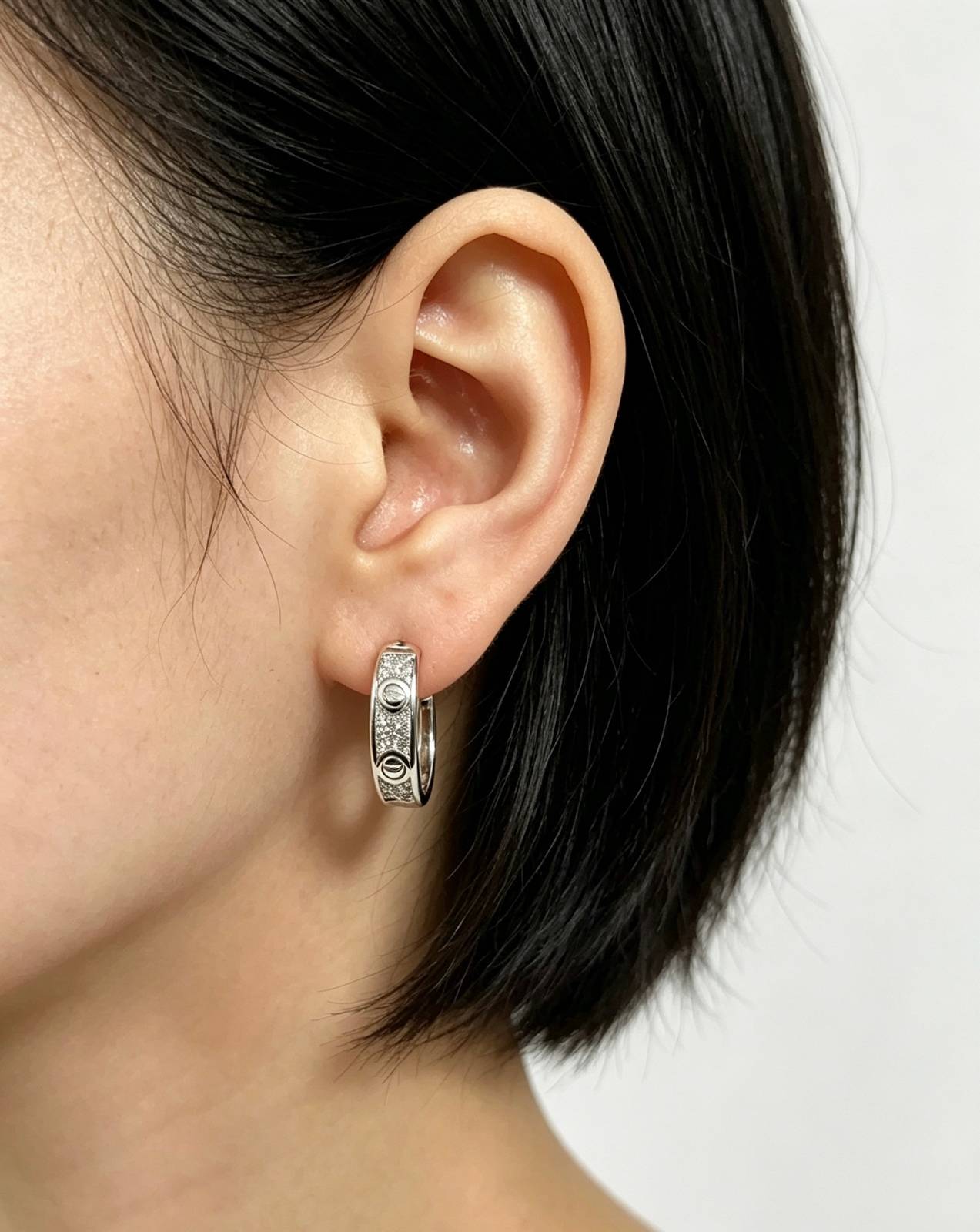 Cartier カルティエ レディース ピアス ラブ ピアス 750 ダイヤモンド ブランドジュエリー 普段使い ギフト - 画像 11