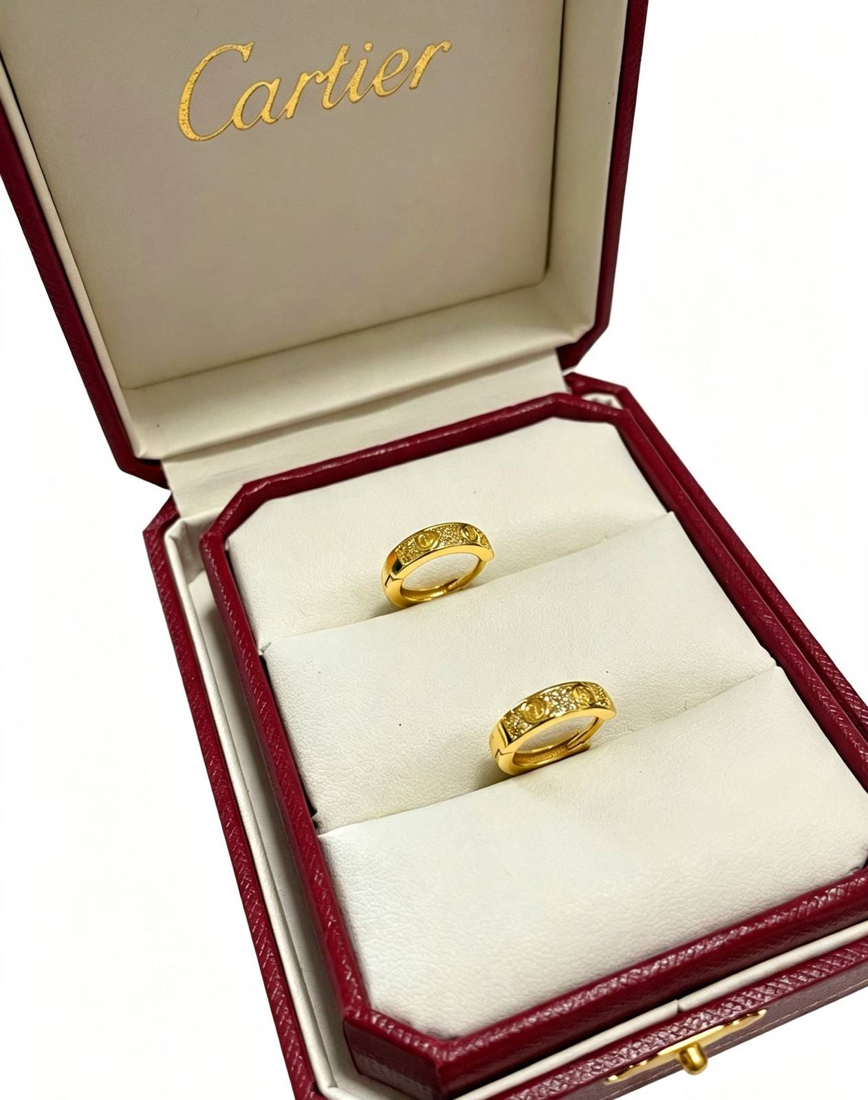 Cartier カルティエ レディース ピアス ジュスト アン クル 750 イエローゴールド ブランドジュエリー 普段使い ギフト - 画像 6