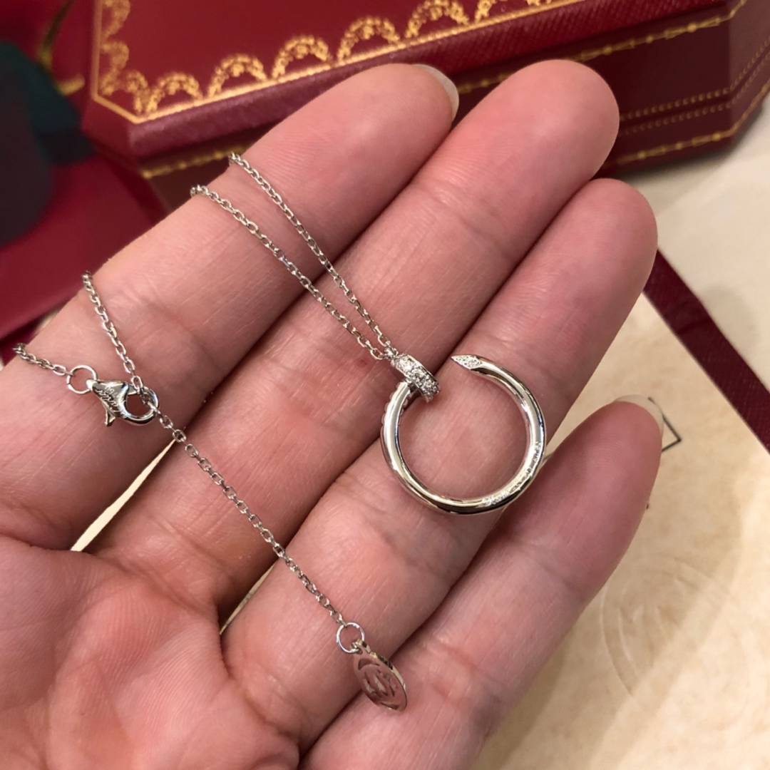 Cartier カルティエ レディース ネックレス ジュスト アン クル 18K Gold ブランドジュエリー 普段使い - 画像 4