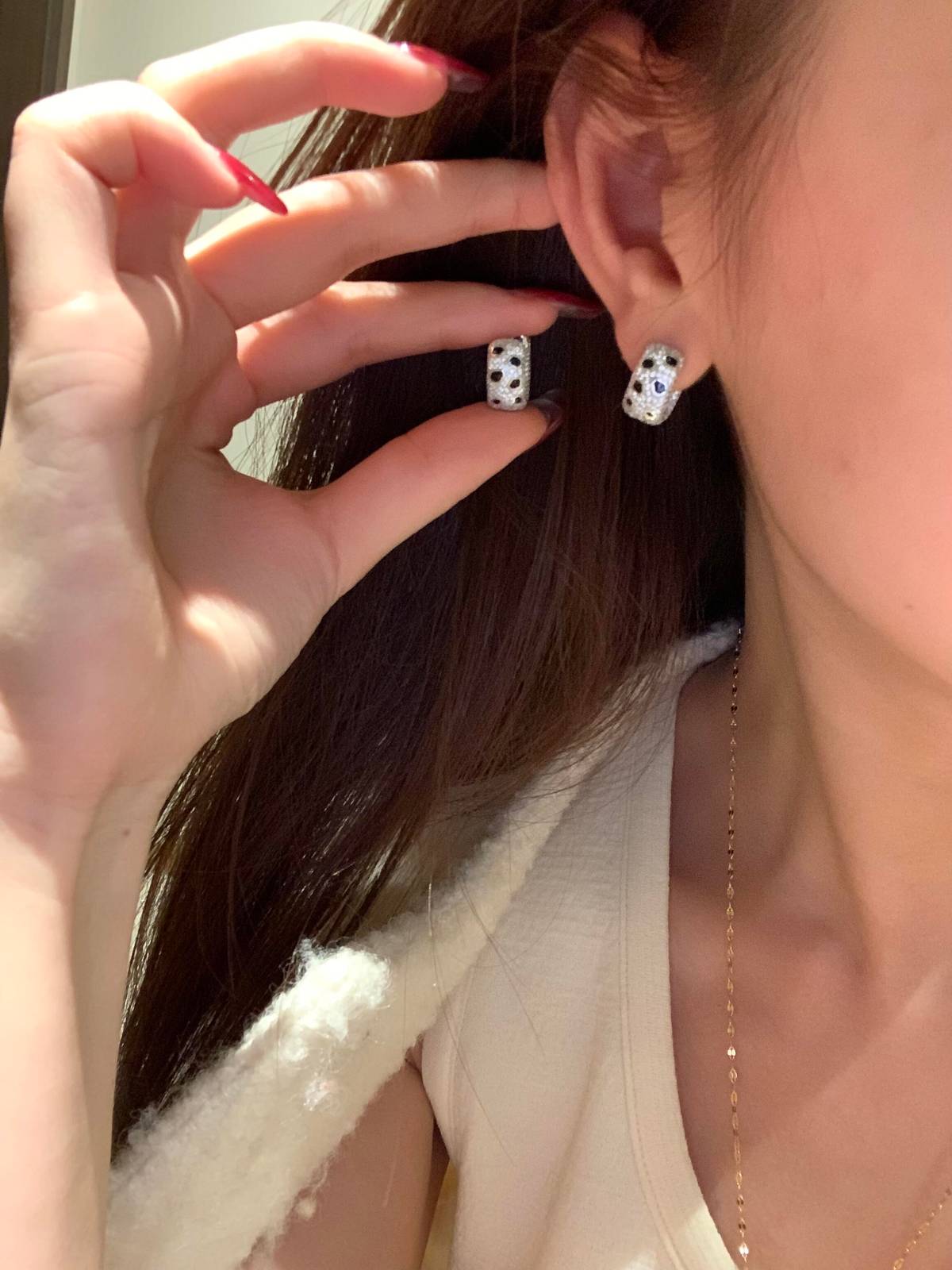 Cartier カルティエ レディース ピアス パンテール 18金 ダイヤモンド ブランドジュエリー 普段使い ギフト - 画像 9