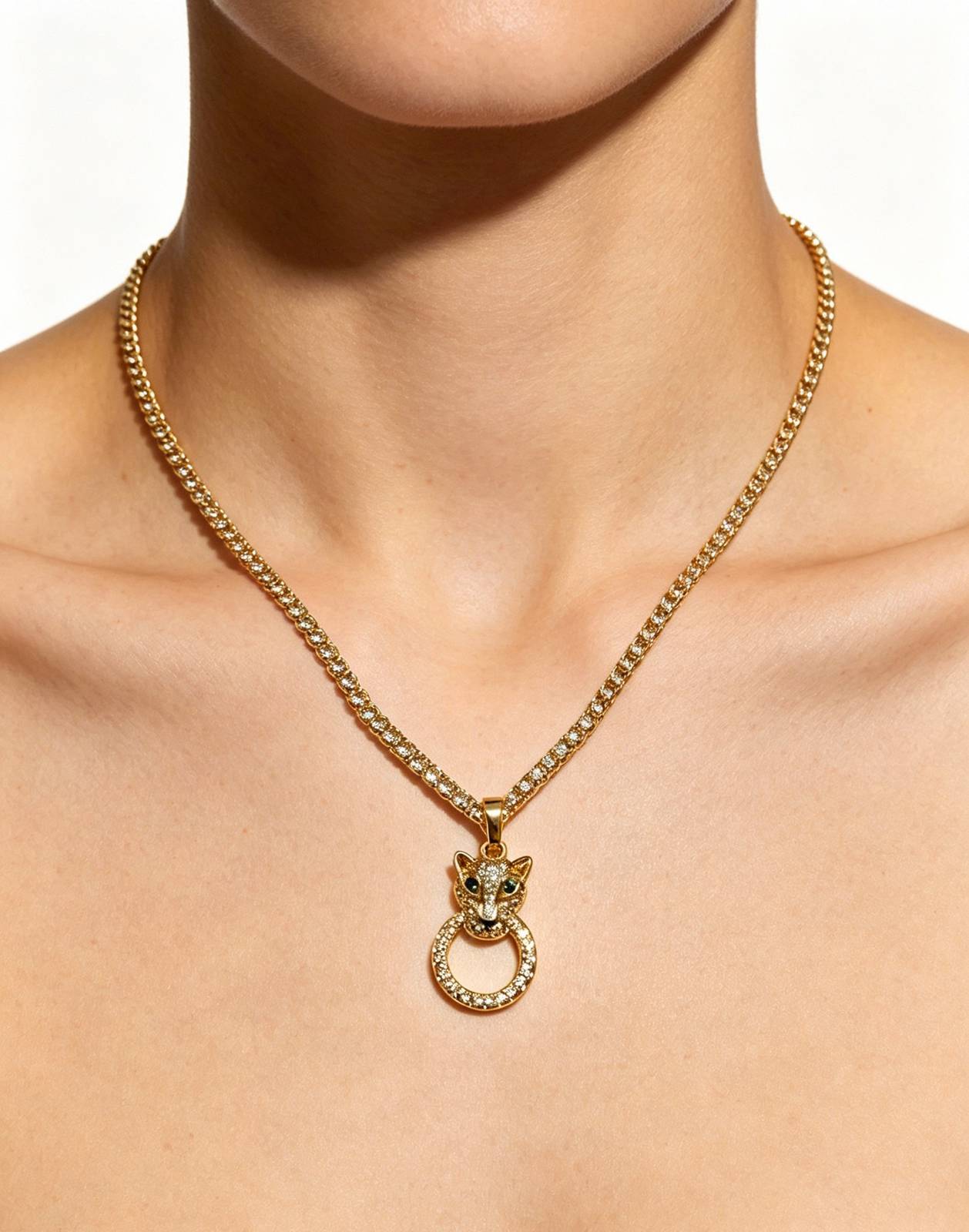 Cartier カルティエ レディース ネックレス パンテール 750 YG ブランドジュエリー 記念日 プレゼント - 画像 5