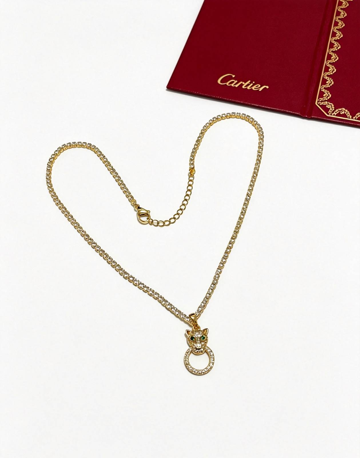 Cartier カルティエ レディース ネックレス パンテール 750 YG ブランドジュエリー 記念日 プレゼント - 画像 8