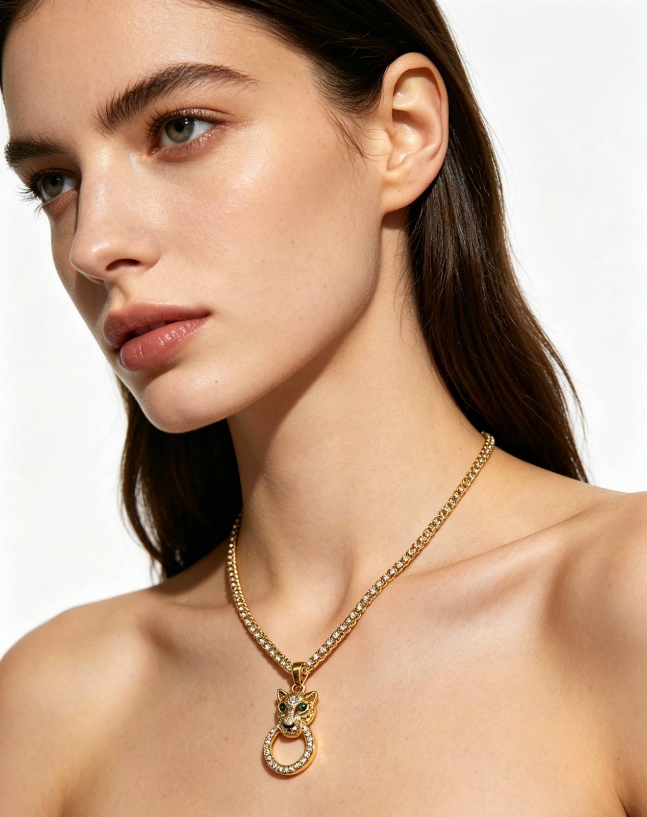 Cartier カルティエ レディース ネックレス パンテール 750 YG ブランドジュエリー 記念日 プレゼント - 画像 9