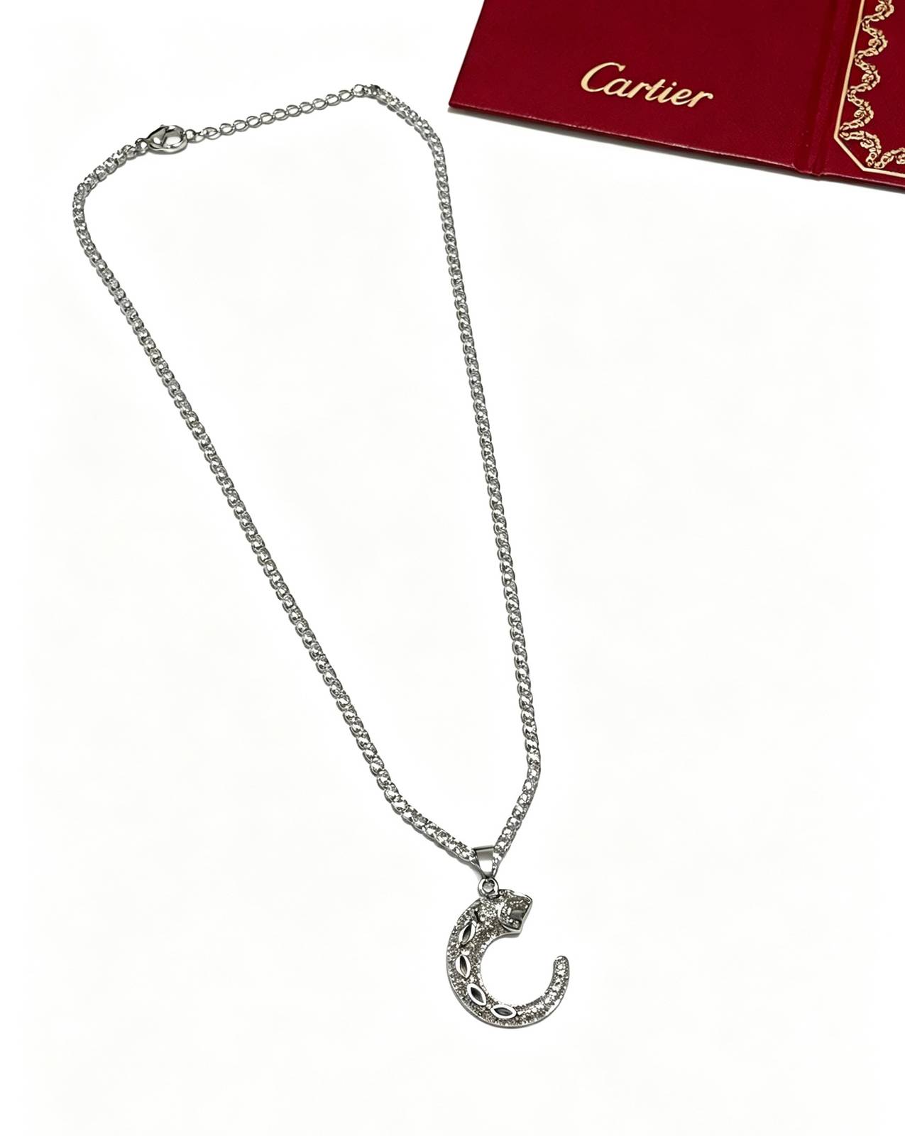 Cartier カルティエ レディース ネックレス パンテール ホワイトゴールド ブランドジュエリー 普段使い ギフト