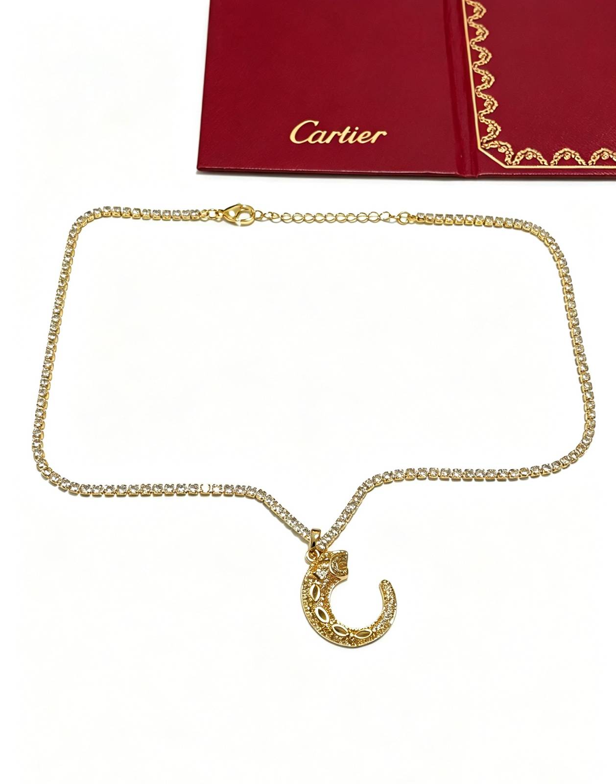 Cartier カルティエ レディース ネックレス パンテール 750 イエローゴールド ブランドジュエリー 普段使い プレゼント