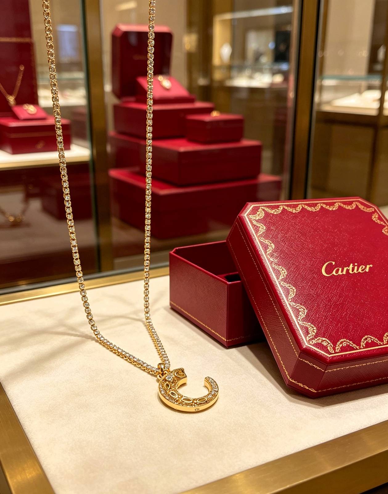 Cartier カルティエ レディース ネックレス パンテール 750 イエローゴールド ブランドジュエリー 普段使い プレゼント - 画像 3