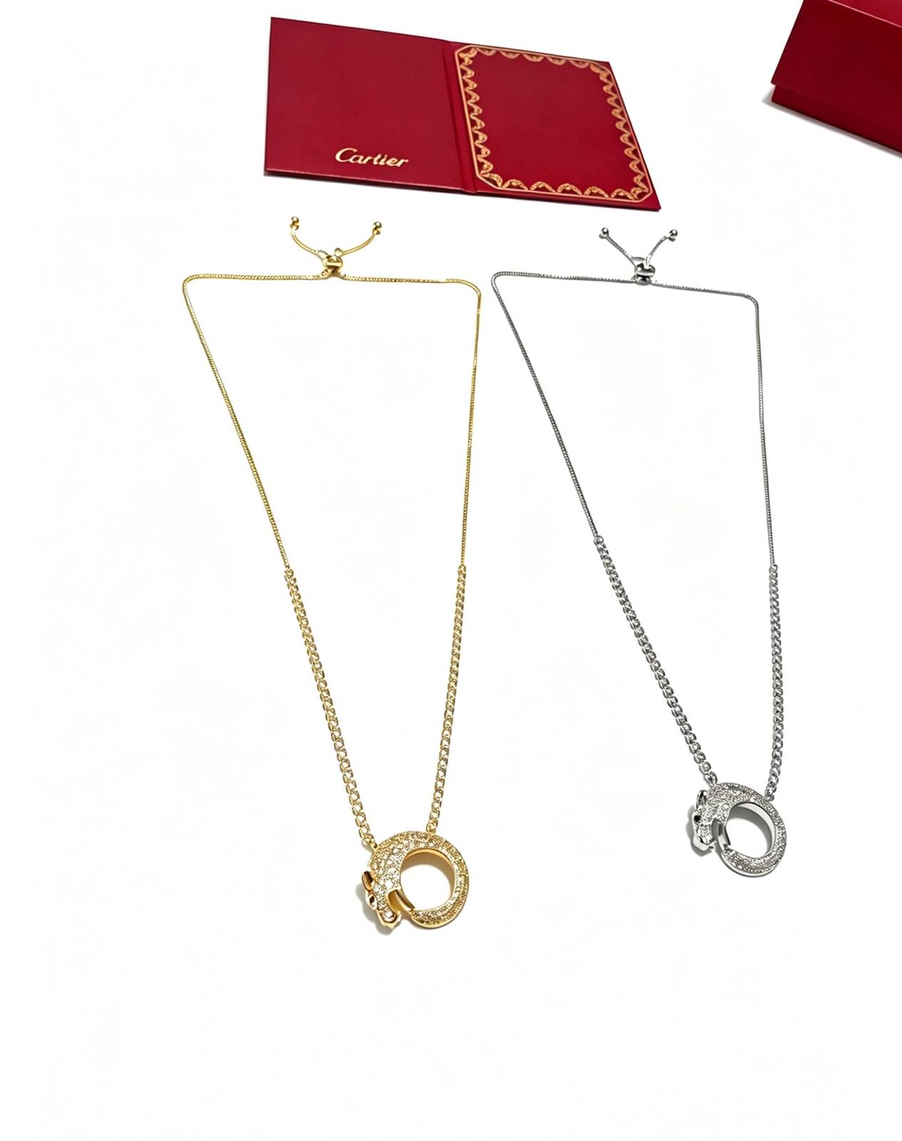 Cartier カルティエ レディース ネックレス パンテール 750 YG ブランドジュエリー 普段使い ギフト - 画像 10