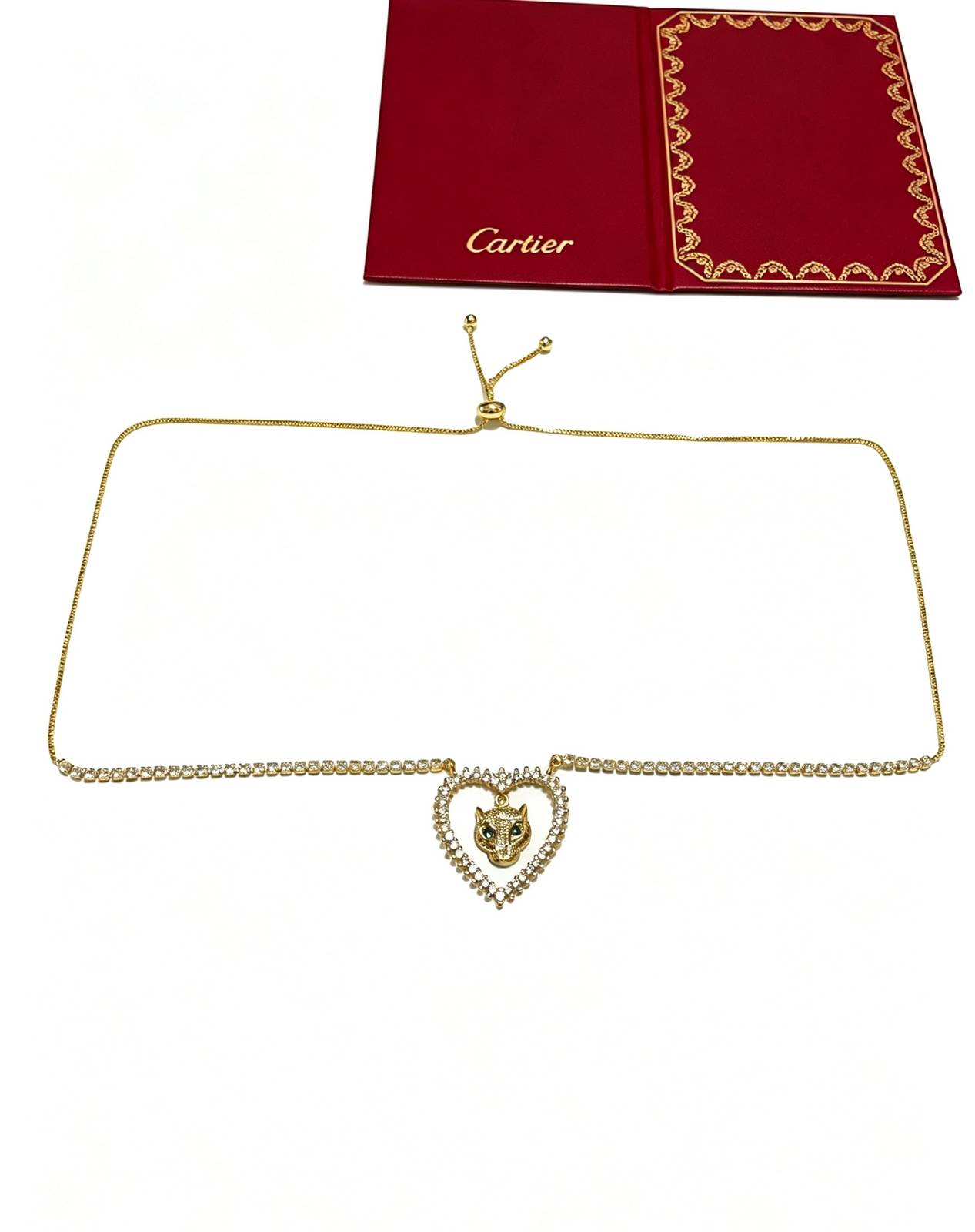 Cartier カルティエ レディース ネックレス パンテール ダイヤモンド ホワイトゴールド ブランドジュエリー プレゼント - 画像 7