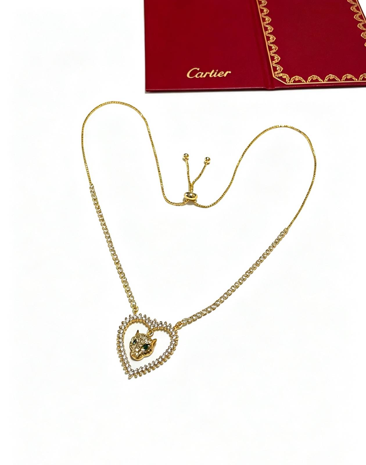 Cartier カルティエ レディース ネックレス パンテール ダイヤモンド ホワイトゴールド ブランドジュエリー プレゼント - 画像 8