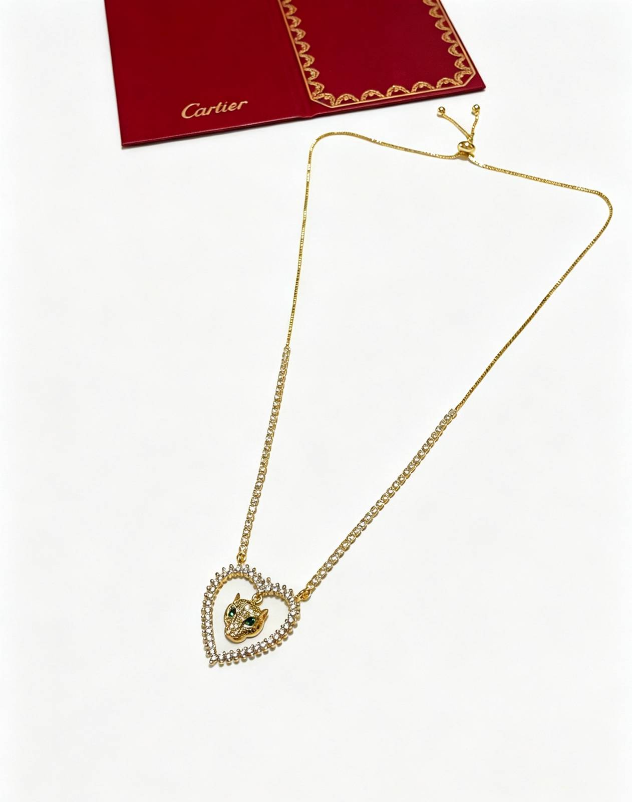 Cartier カルティエ レディース ネックレス パンテール ダイヤモンド ホワイトゴールド ブランドジュエリー プレゼント - 画像 9