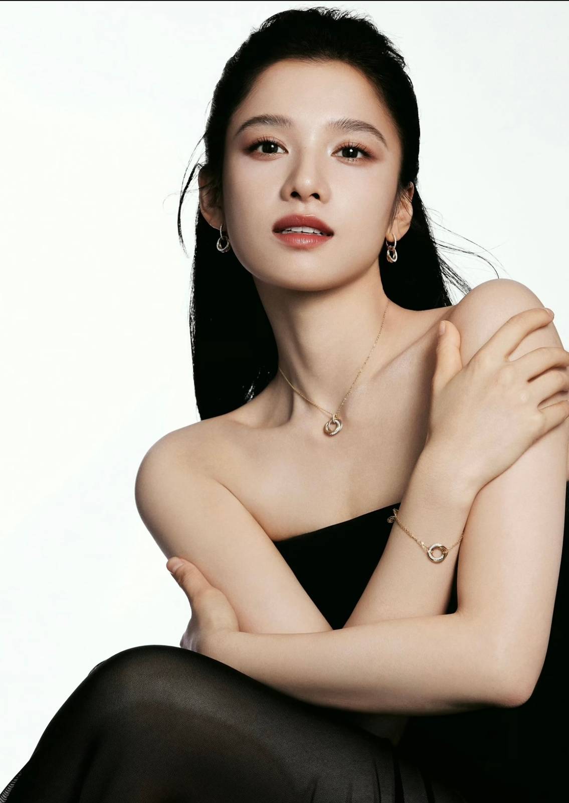 Cartier カルティエ レディース ネックレス トリニティ 750YG 1Pダイヤ ブランドジュエリー ギフト - 画像 3