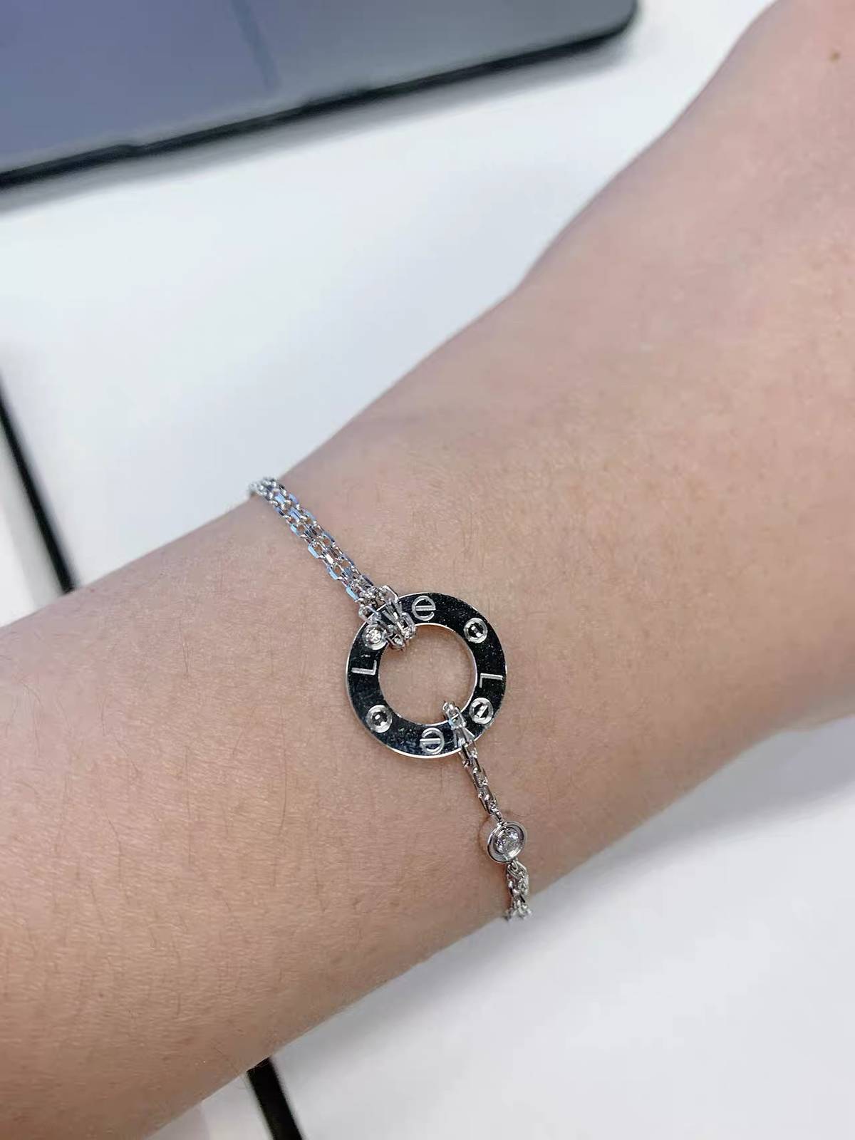 Cartier カルティエ レディース ブレスレット ジュスト アン クル 18金 ブランドジュエリー 普段使い プレゼント - 画像 5