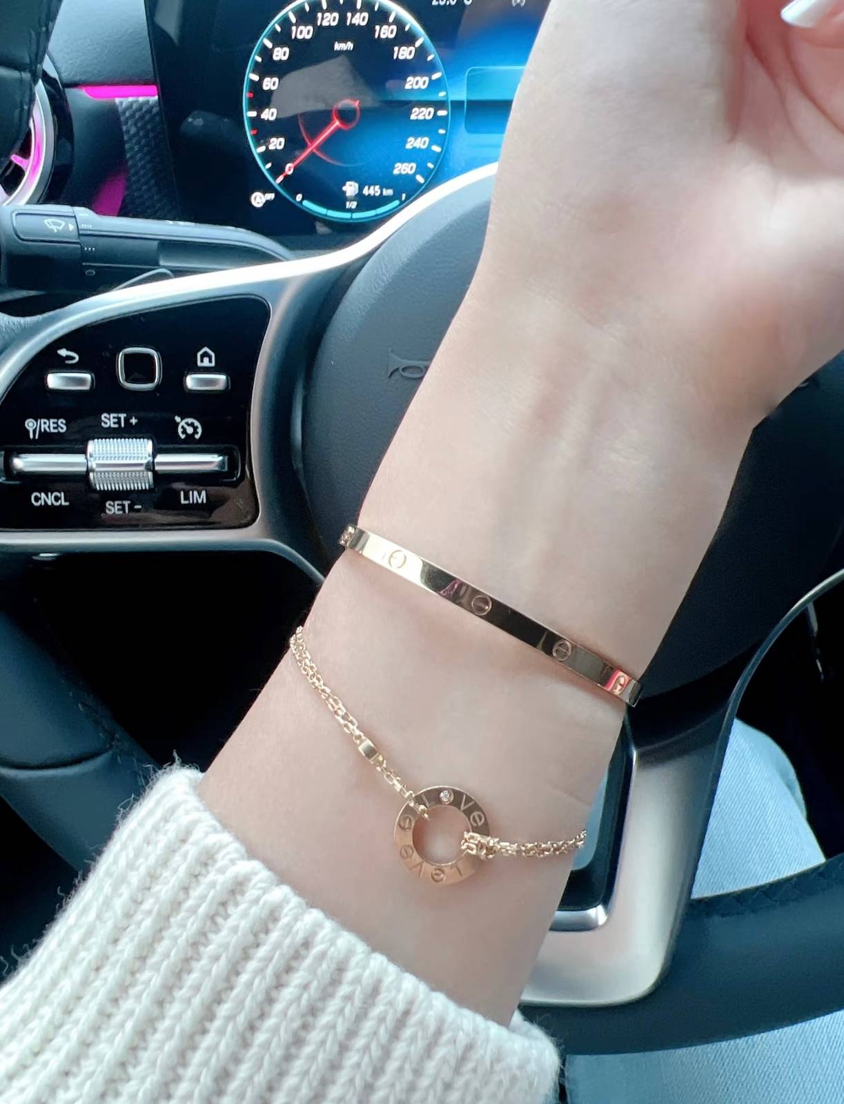 Cartier カルティエ レディース ブレスレット ジュスト アン クル 18金 ブランドジュエリー 普段使い プレゼント - 画像 8