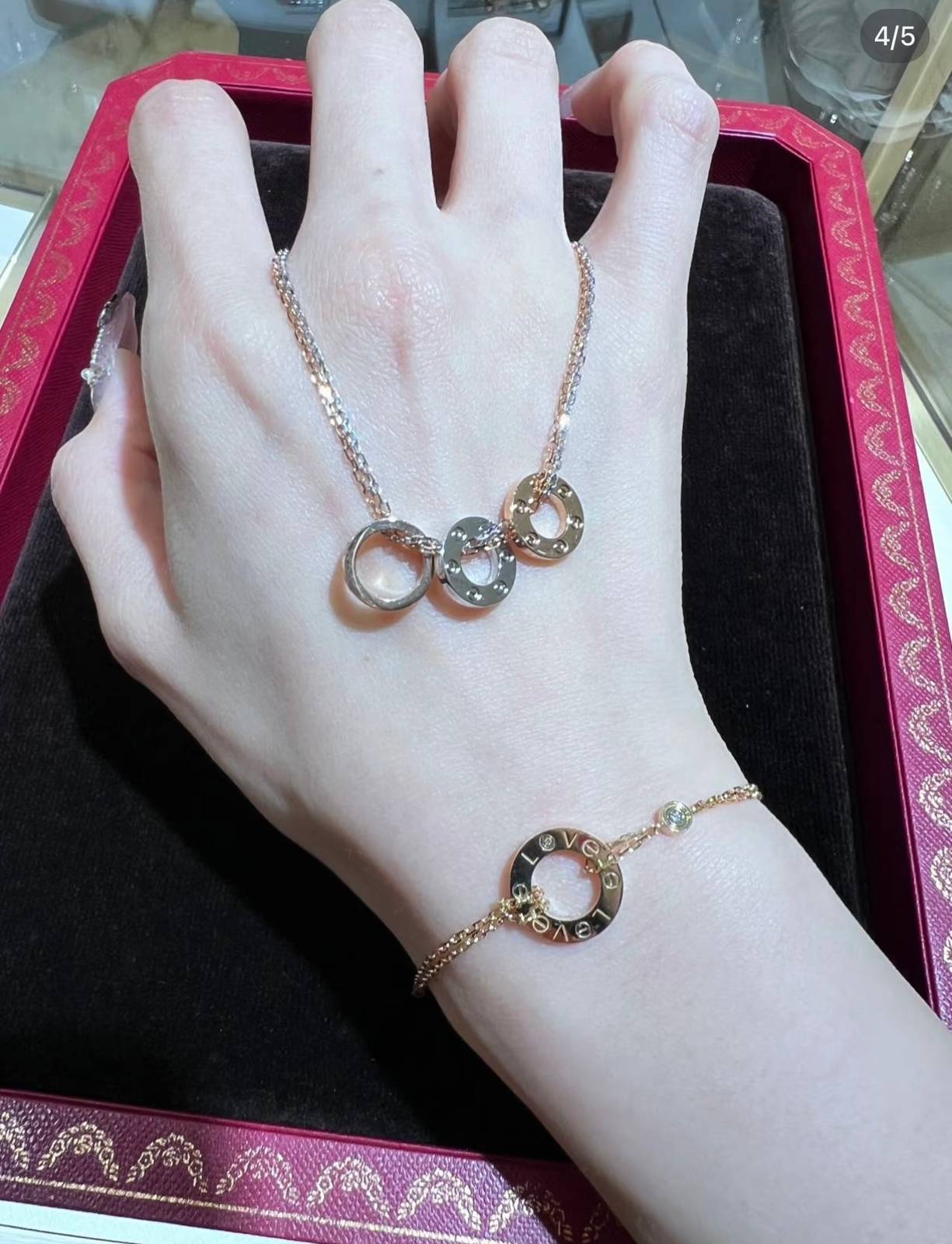 Cartier カルティエ レディース ブレスレット ジュスト アン クル 18金 ブランドジュエリー 普段使い プレゼント - 画像 13
