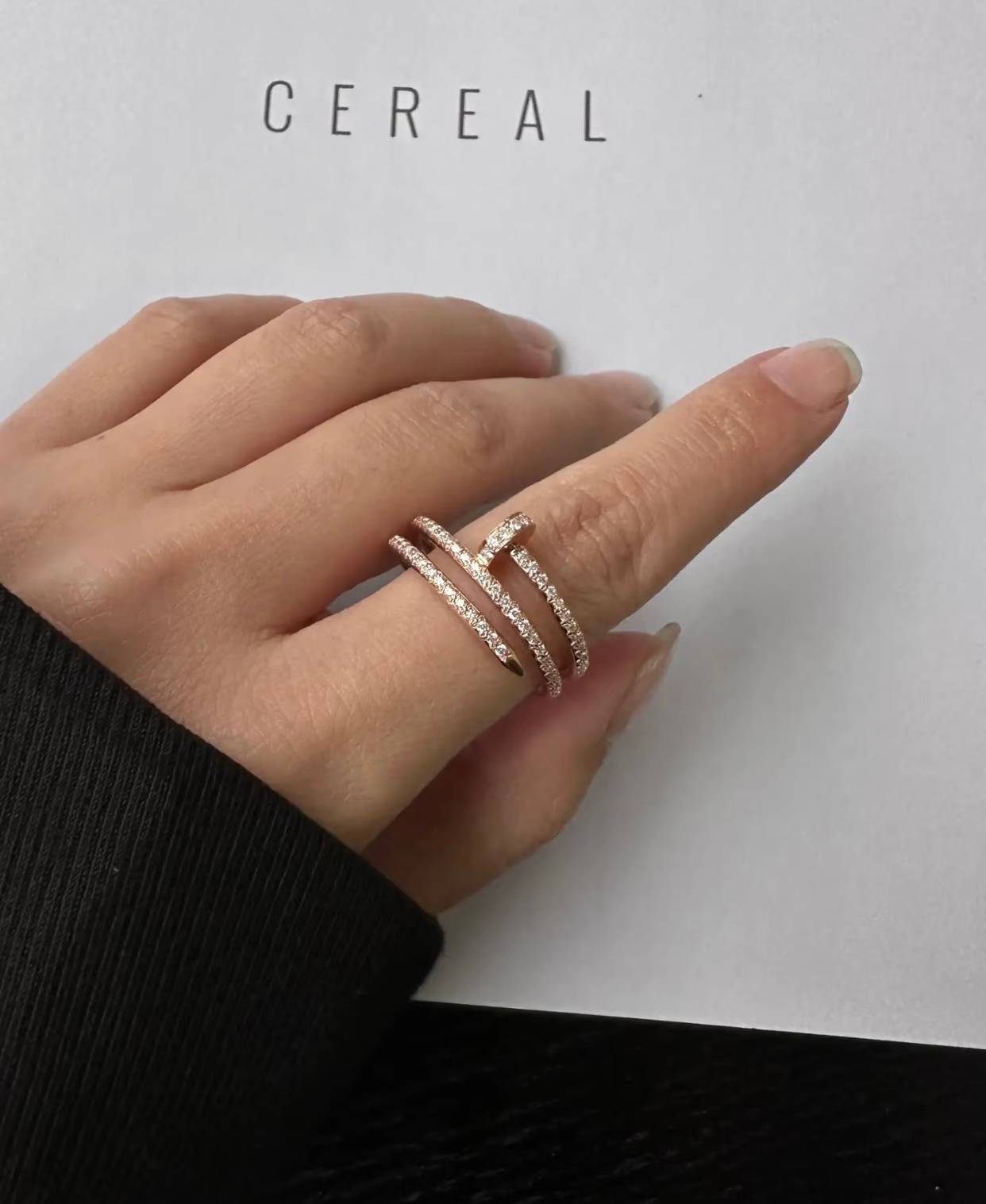 Cartier カルティエ レディース リング ジュスト アン クル 750YG 1Pダイヤ ブランドジュエリー 普段使い - 画像 11