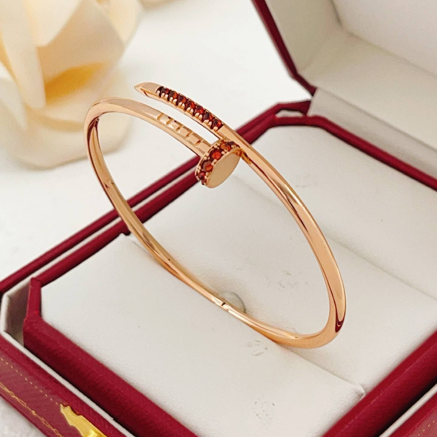 Cartier カルティエ レディース ブレスレット ジュスト アン クル 750 YG ブランドジュエリー 普段使い ギフト - 画像 4