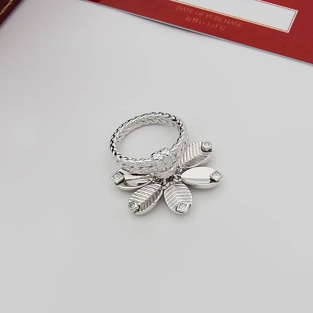 Cartier カルティエ レディース リング パンテール ダイヤモンド 750 YG WG PG ブランドジュエリー 記念日 ギフト - 画像 4