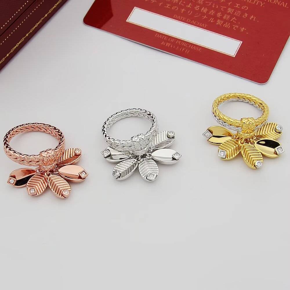 Cartier カルティエ レディース リング パンテール ダイヤモンド 750 YG WG PG ブランドジュエリー 記念日 ギフト - 画像 5