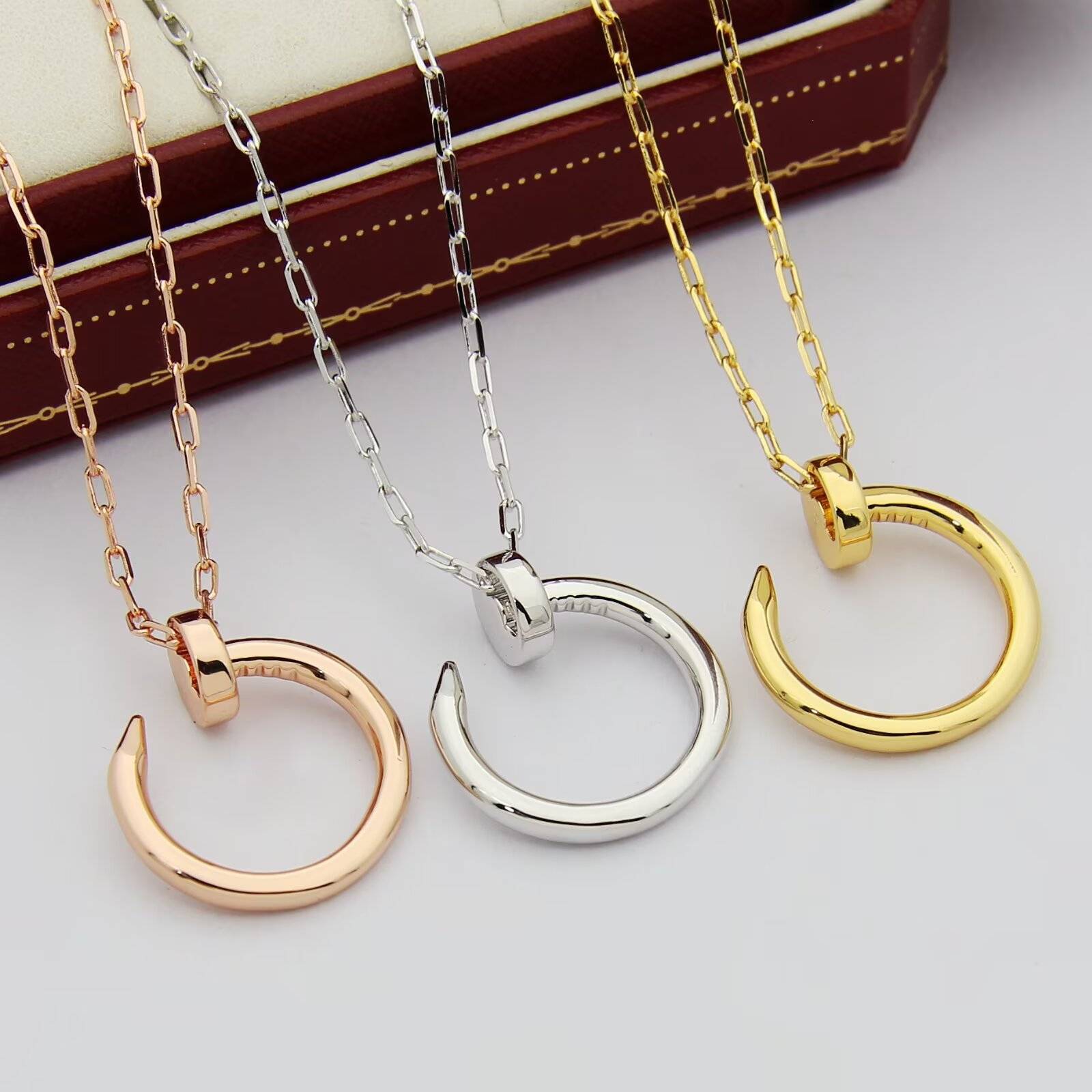 Cartier カルティエ レディース ネックレス ジュスト アン クル 750 YG ブランドジュエリー 普段使い - 画像 7