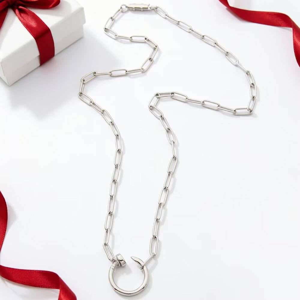 Cartier カルティエ レディース ネックレス ジュスト アン クル 750 イエローゴールド ホワイトゴールド ピンクゴールド ブランドジュエリー 普段使 - 画像 4