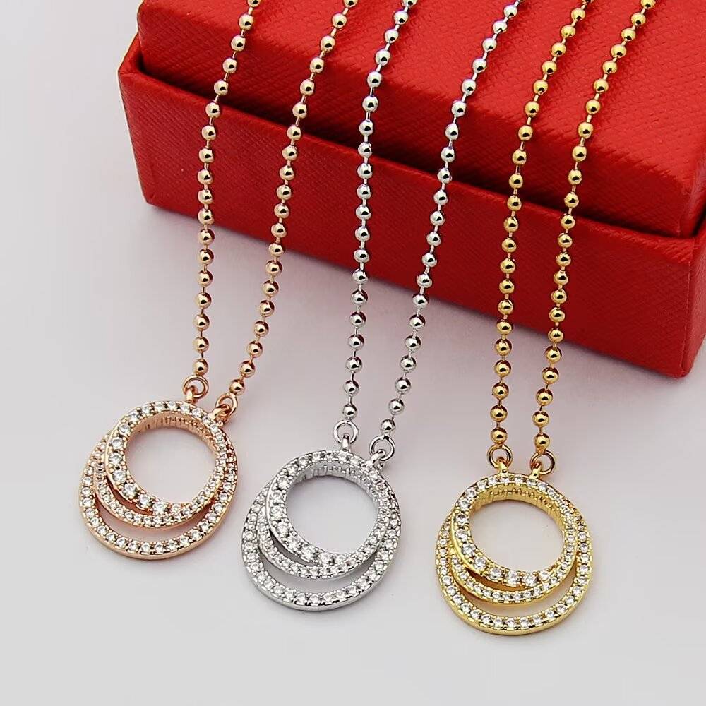 Cartier カルティエ レディース ネックレス トリニティ 750 YG 1Pダイヤ ブランドジュエリー 普段使い - 画像 8