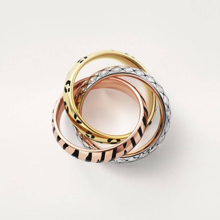 Cartier カルティエ レディース リング トリニティ キャットデザイン 750 1Pダイヤ ブランドジュエリー プレゼント - 画像 6