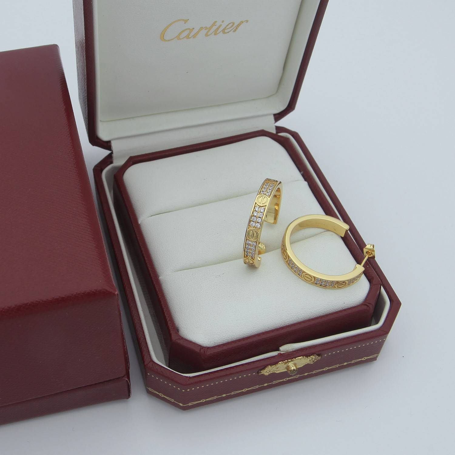 Cartier カルティエ レディース ブレスレット LOVE ラブリング 750 YG ブランドジュエリー 普段使い ギフト - 画像 3