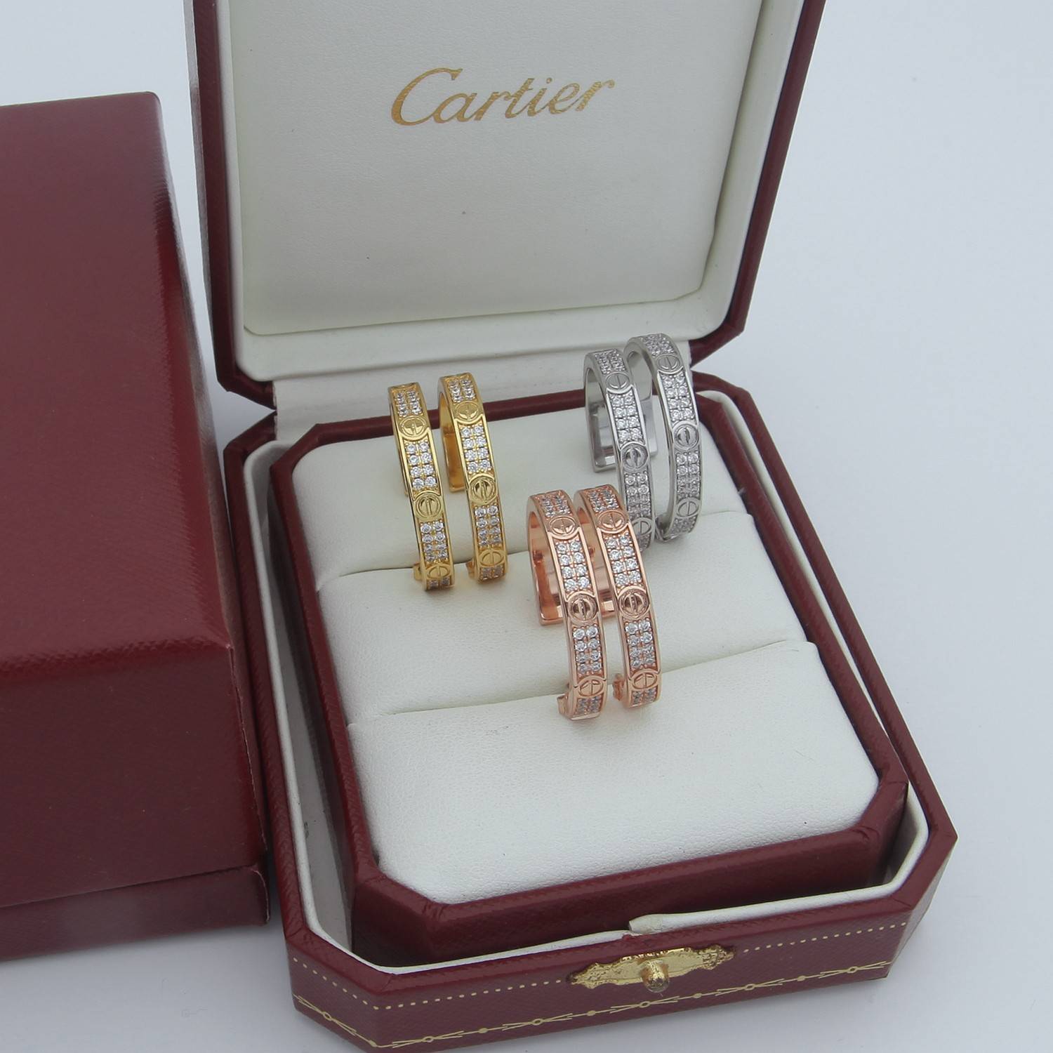 Cartier カルティエ レディース ブレスレット LOVE ラブリング 750 YG ブランドジュエリー 普段使い ギフト - 画像 5