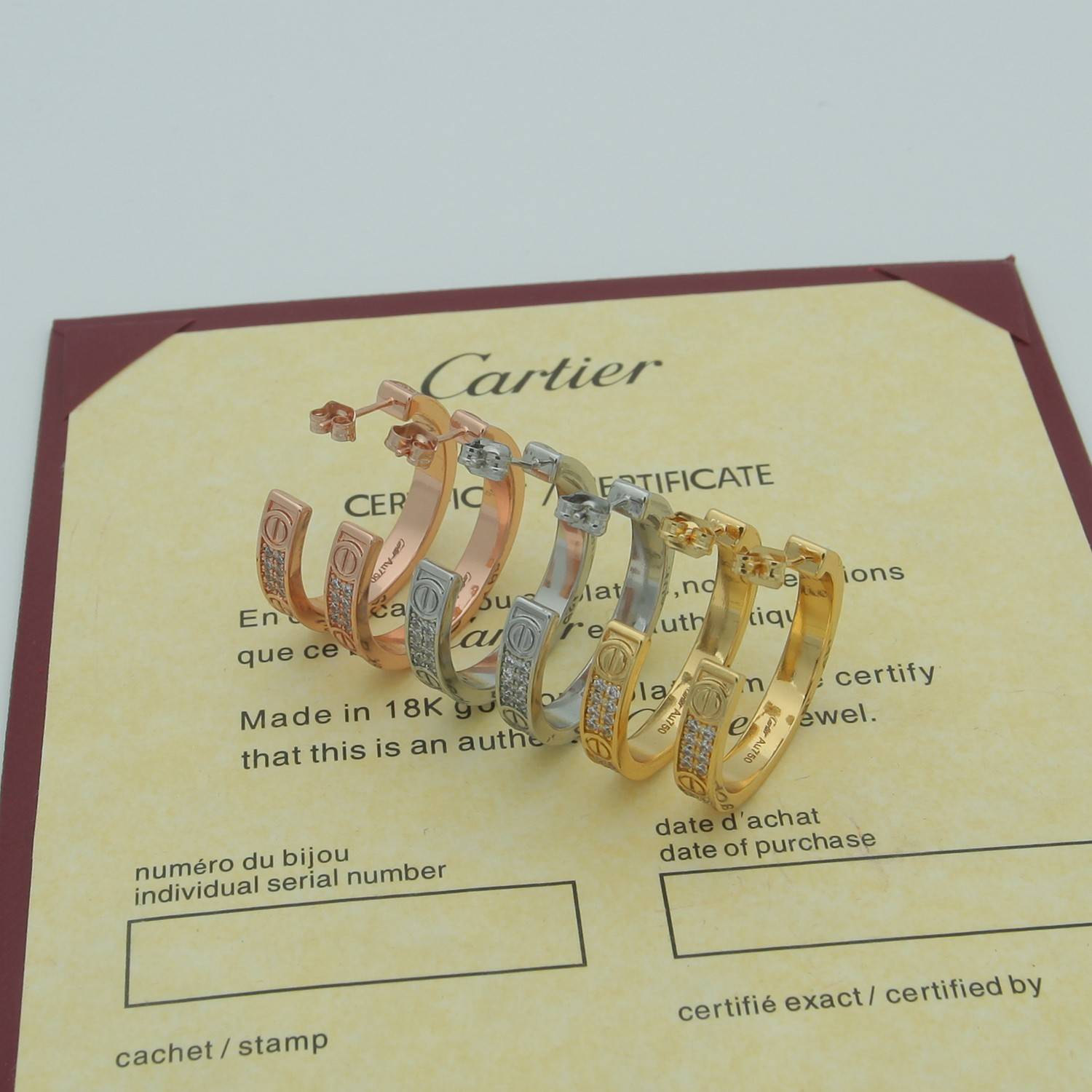 Cartier カルティエ レディース ブレスレット LOVE ラブリング 750 YG ブランドジュエリー 普段使い ギフト - 画像 6