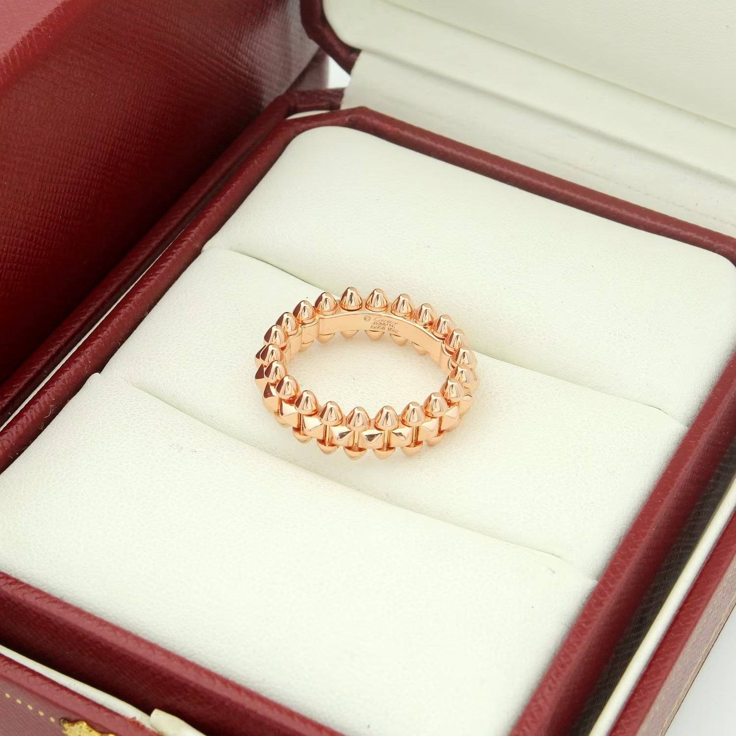 Cartier カルティエ レディース リング ジュスト アン クル K18 WG 750 ブランドジュエリー 普段使い - 画像 3